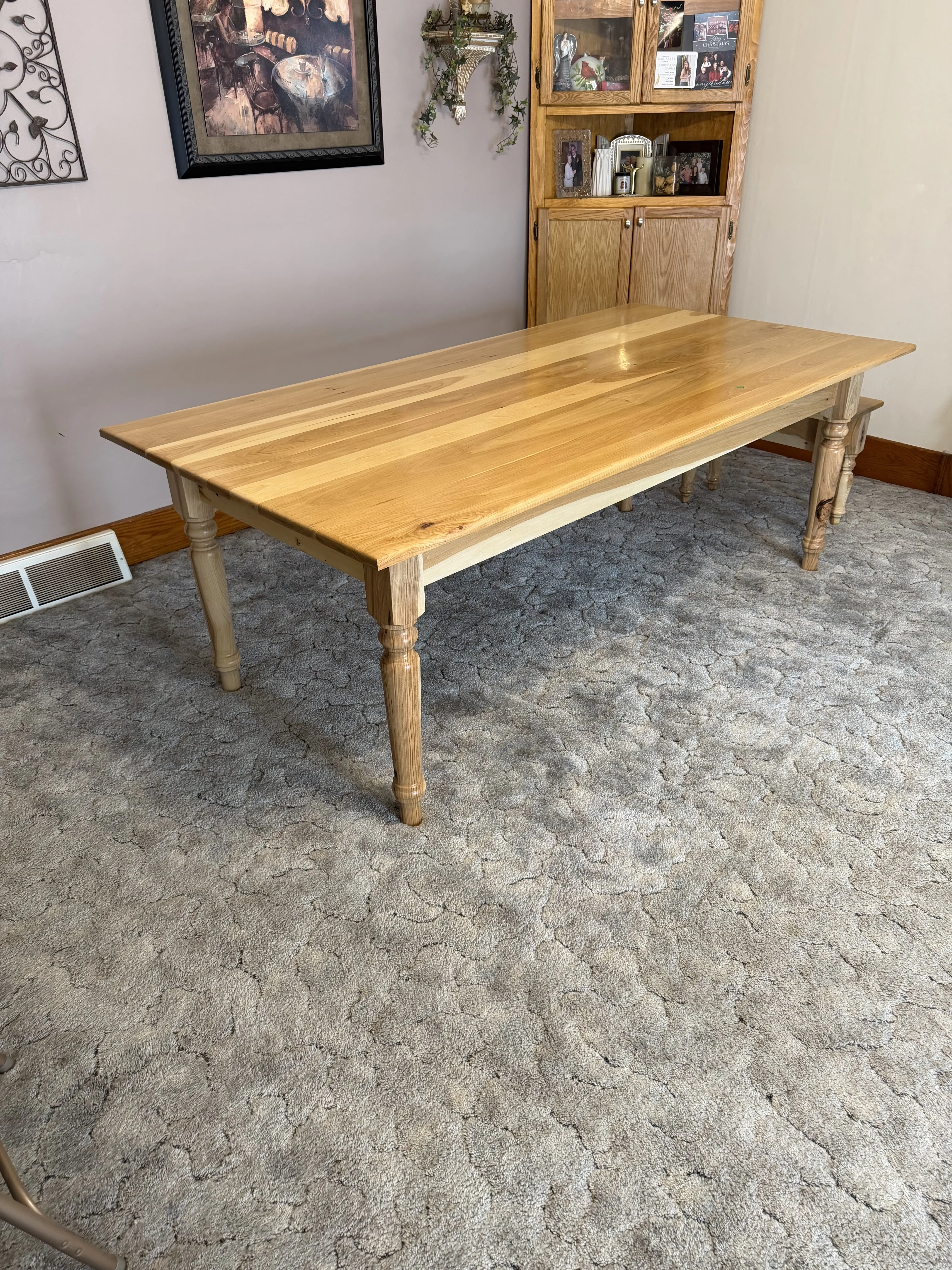 Gallery of custom real-wood furniture, cabinets, kitchen islands, and built-ins showcasing craftsmanship and quality