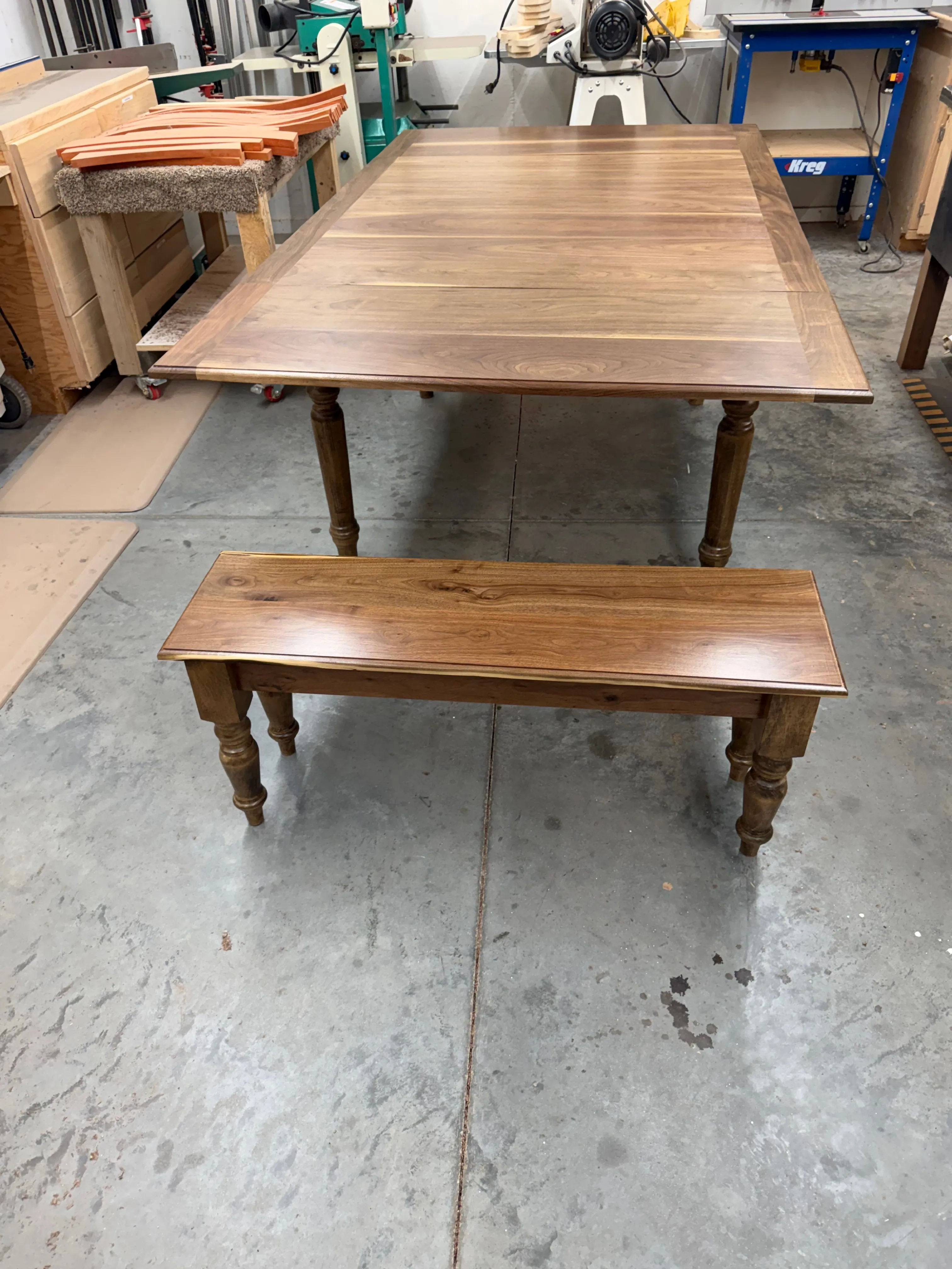 Gallery of custom real-wood furniture, cabinets, kitchen islands, and built-ins showcasing craftsmanship and quality