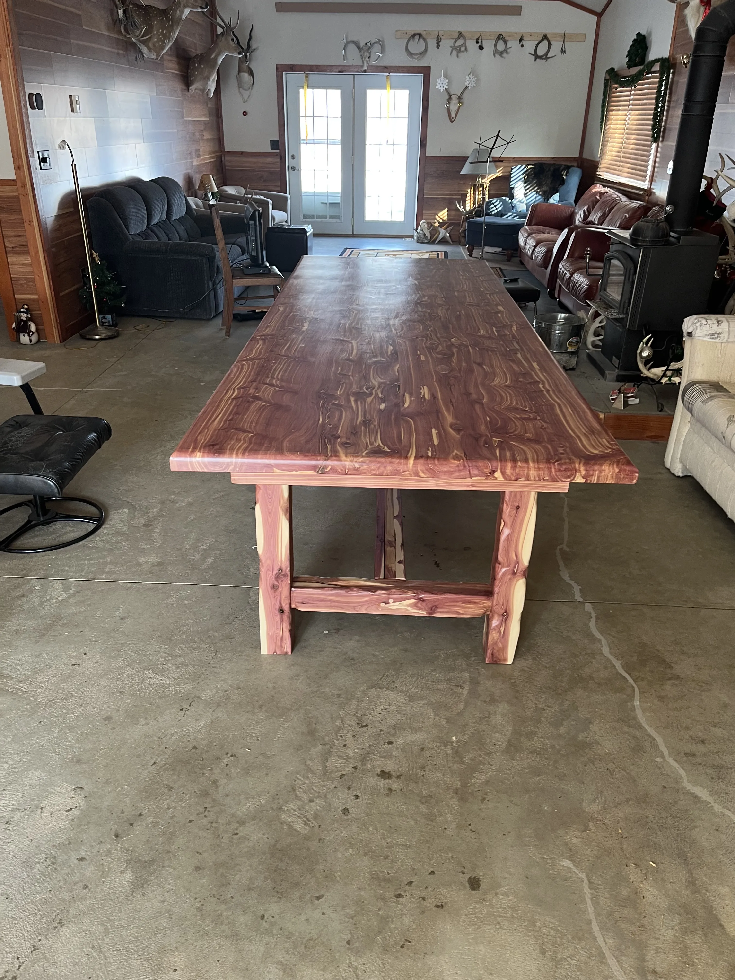 Gallery of custom real-wood furniture, cabinets, kitchen islands, and built-ins showcasing craftsmanship and quality